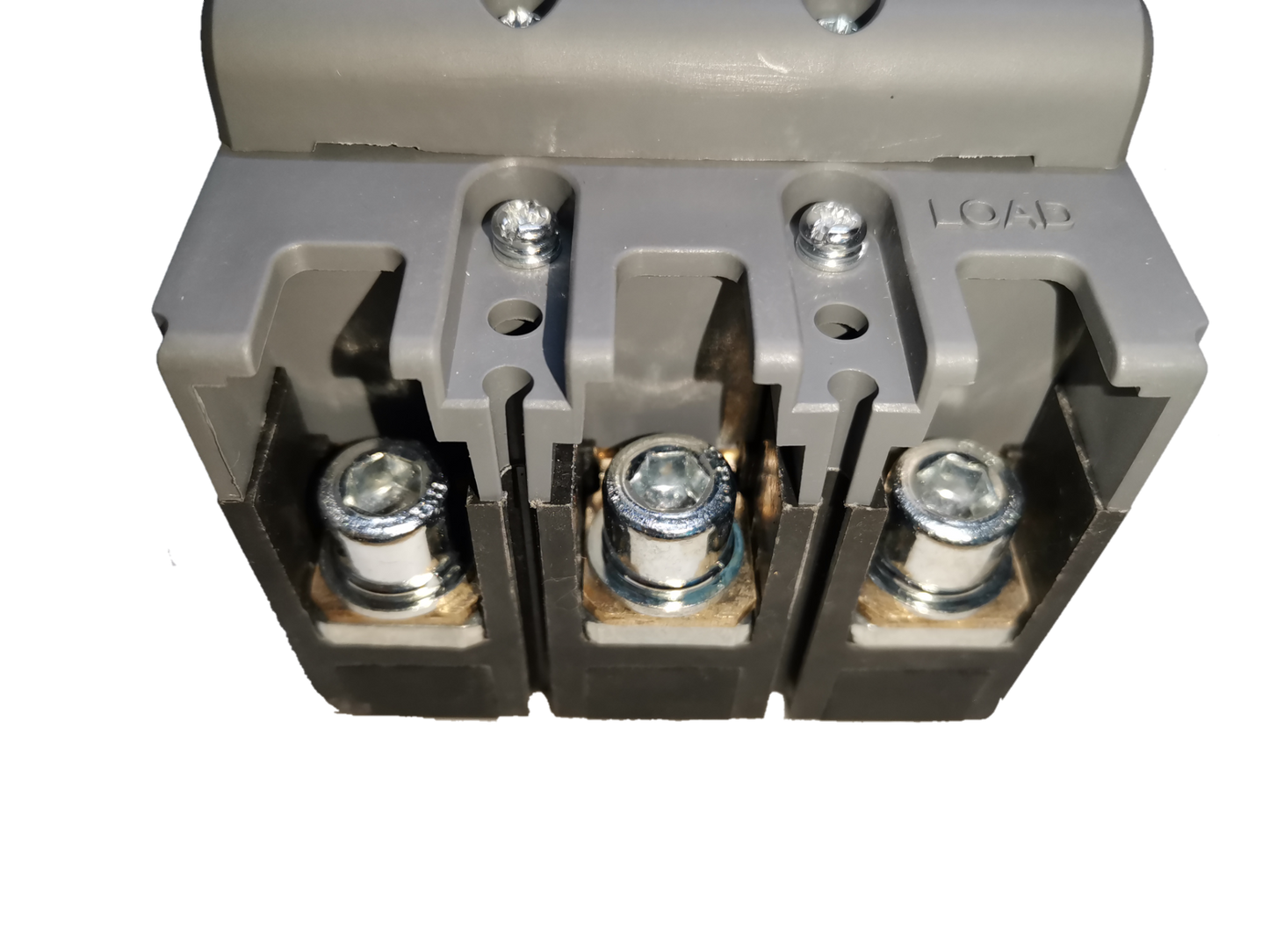 Himel 3 pole 80 amp circuit breaker 250V with clear connection terminals for secure wiring