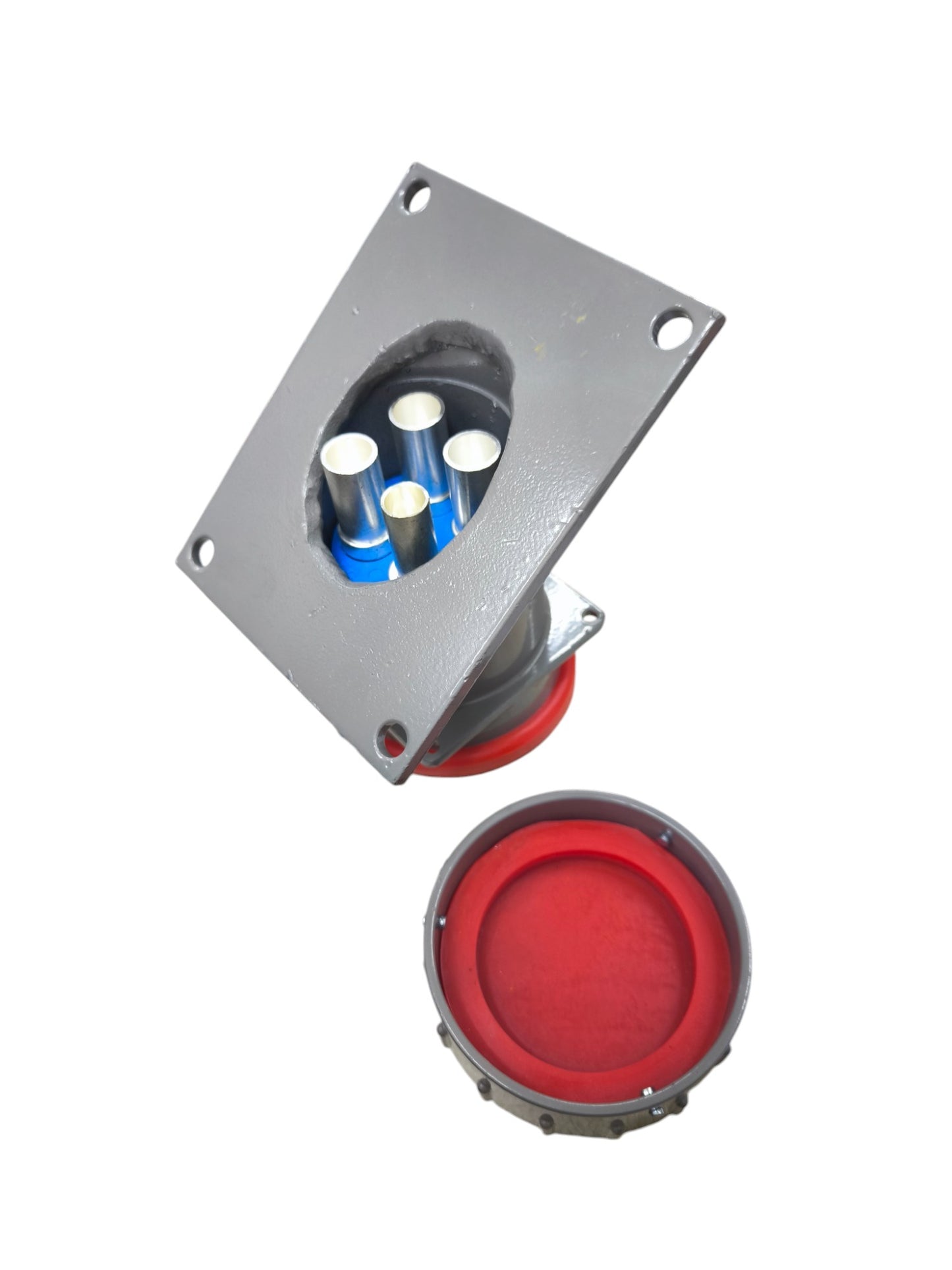 Grippes 300A 500V chassis type outlet with durable housing for reliable electrical connections