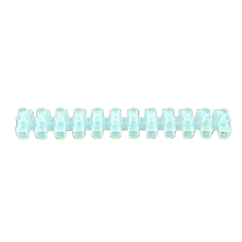 Grippes 30A 12 Pairs PVC Terminal Block (2PCS)