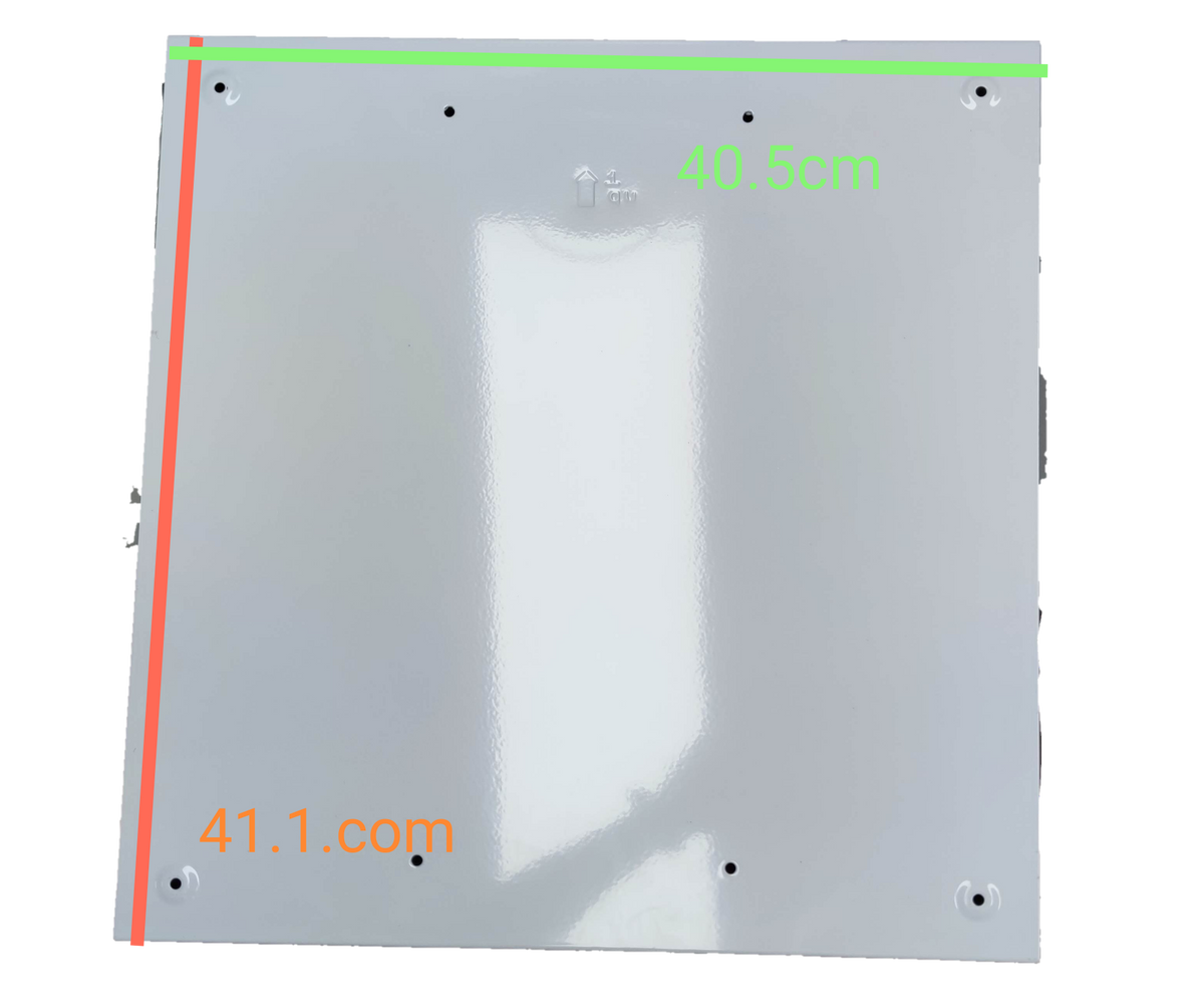 Chint 32 Ways Distribution Box Metal Base electrical circuitry part with dimensions 40.5 by 41.1 cm