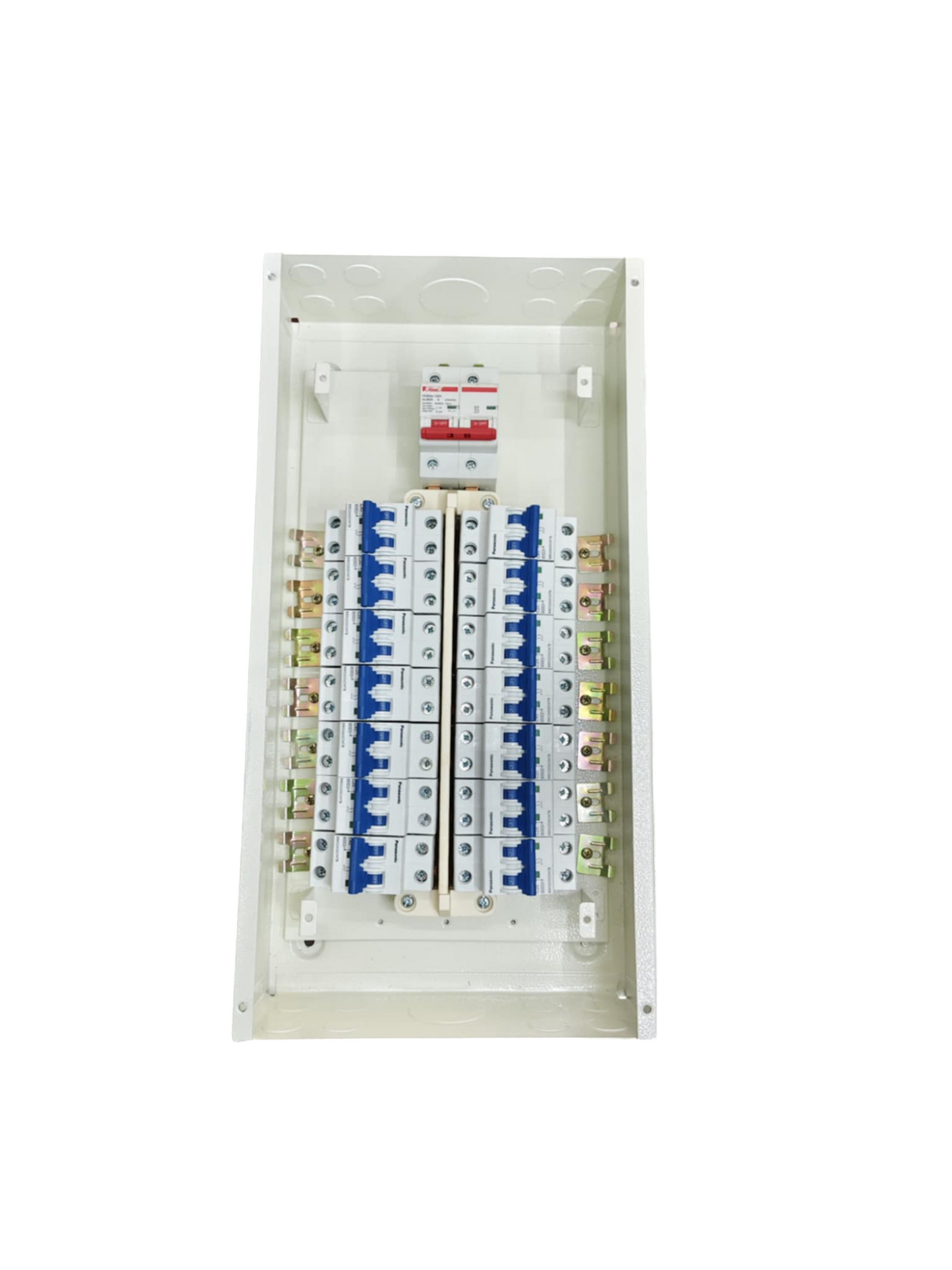 Panel Board 80A 2Pole Main Himel with 14 Branches 2Pole Miniature Circuit Breaker  Panasonic