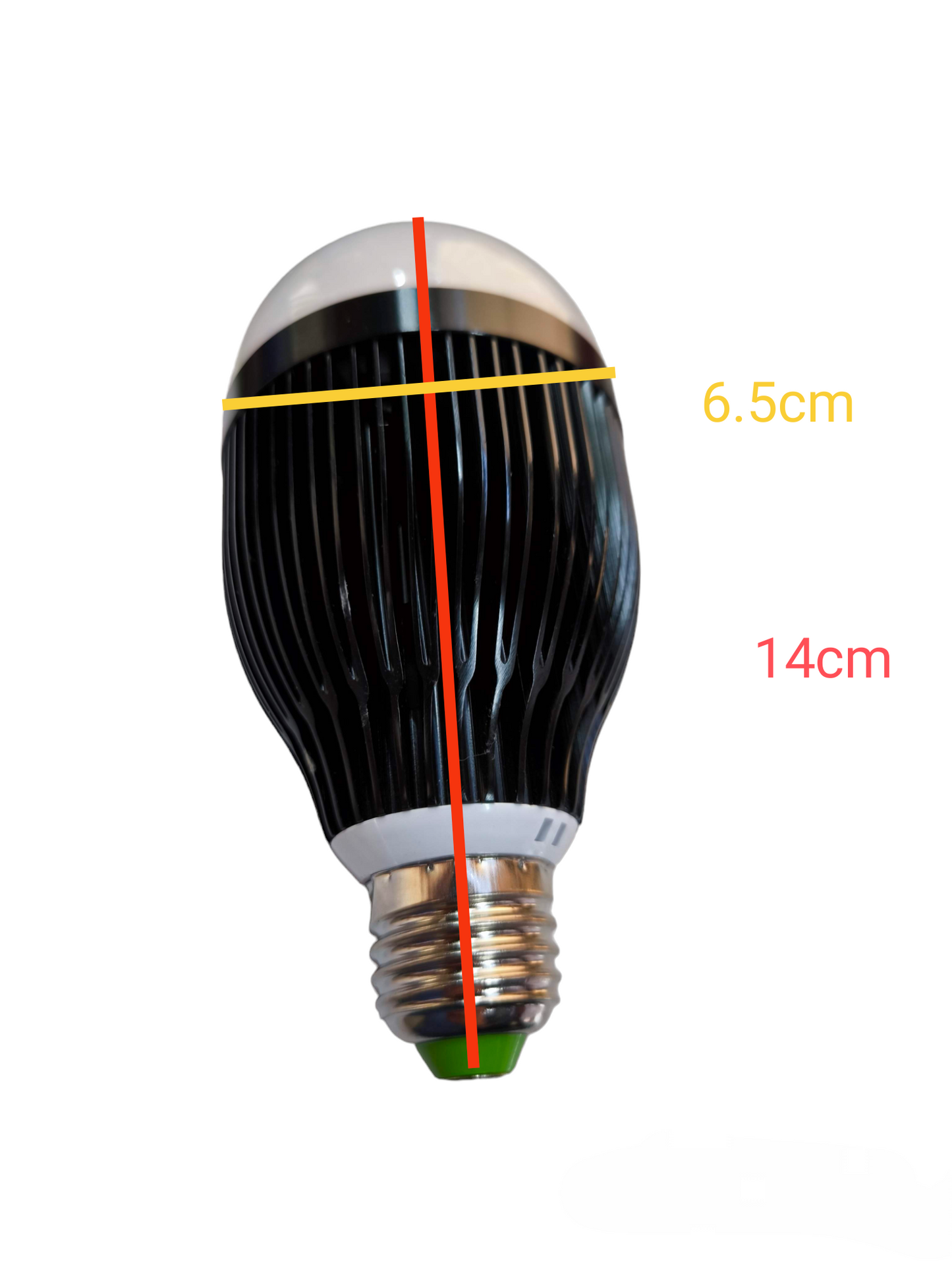 Denko 12W LED Industrial Bulb with Heat Sink E27 220V SMD LED Available in Warm White or Daylight