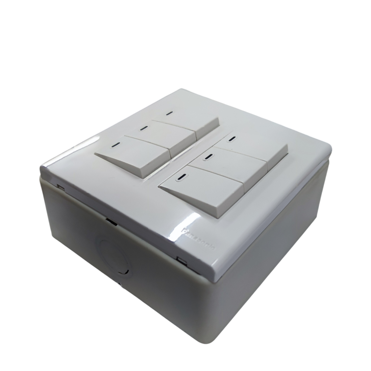 Panasonic 6 Gang 1 Way Switch 16A 220V Device Wide Series with Utility Box WEG6806+(6XWEG5001K-5)+Utility Box