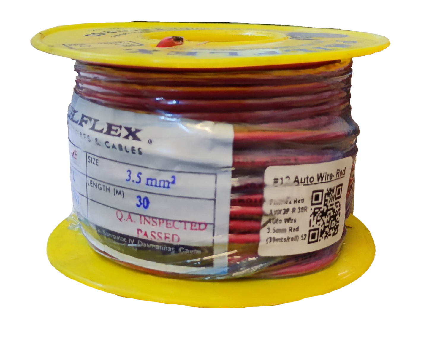 Philflex Autowire AWG 12 ( 3.5 mm), Automotive Wire #12 (3.5 mm) Green