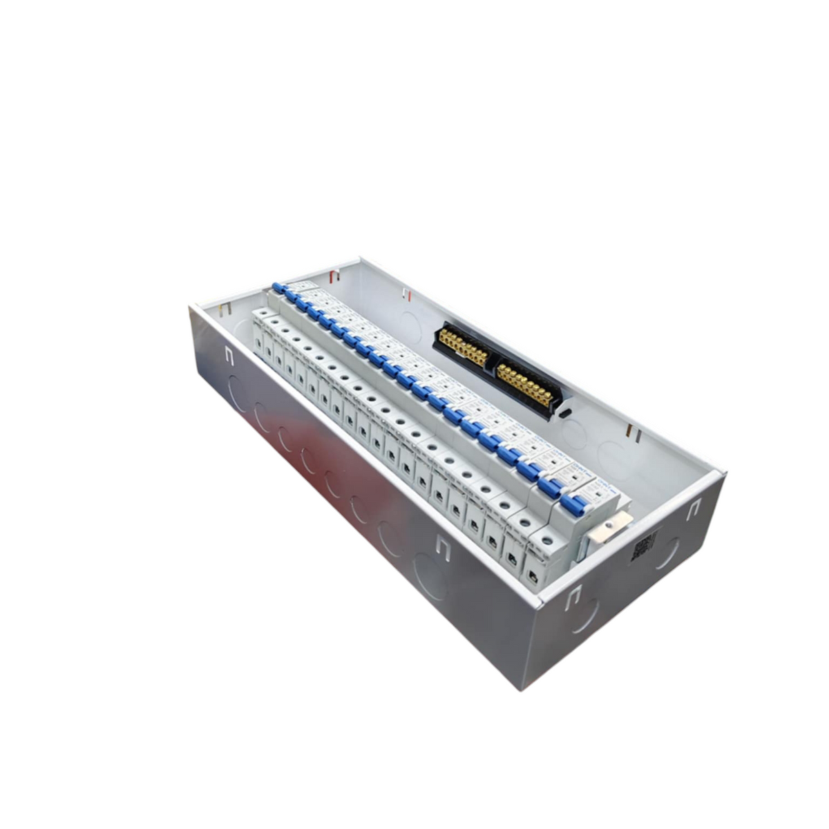 Panel Board 63A 1 Pole Main Miniature Circuit Breaker with 19 Branches 1 Pole Miniature Circuit Breaker 20 Ways Flush Type Panel Box ZY with 20 Bus Bar 1 Pole ( Chint NB1 Breakers)