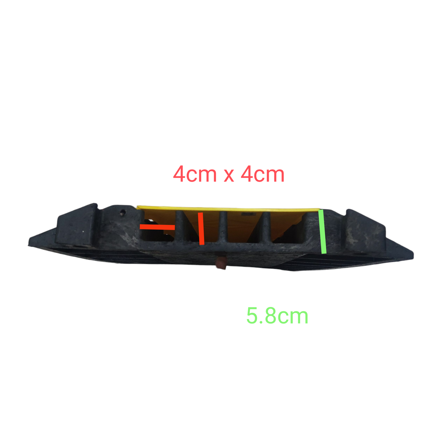 Grippes 4 channel cable ramp protector designed for safe cable management in high-traffic areas
