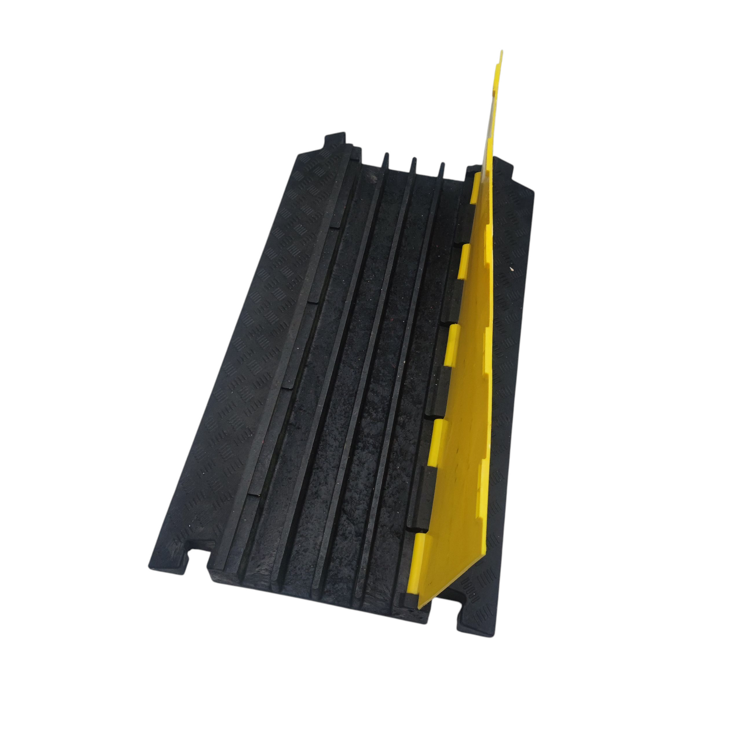 Grippes 4 channel cable ramp protector designed for safe cable management and vehicle traffic