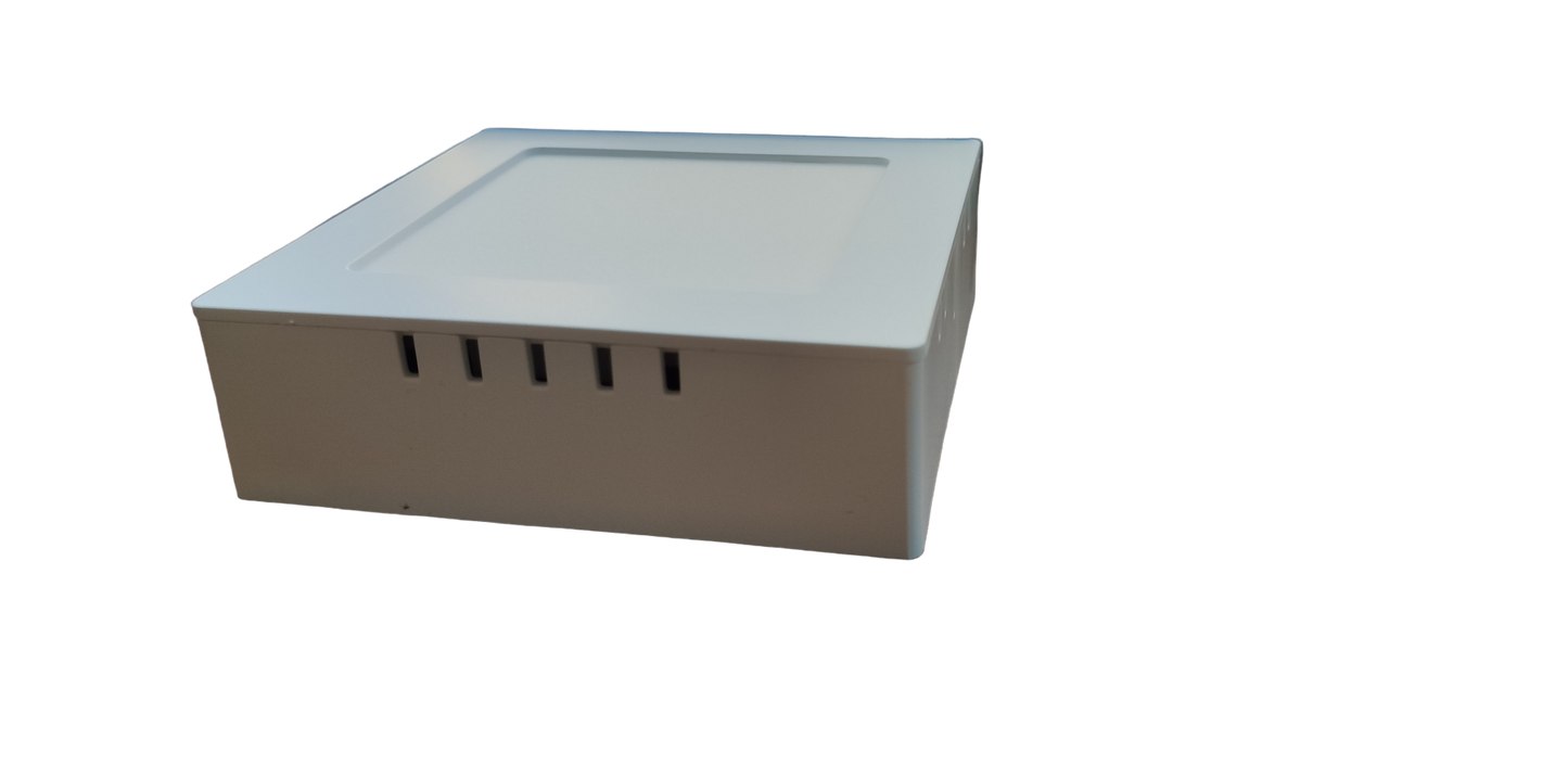 Ecolum 4 inch square 6W LED downlight 220V with a sleek white design for modern ceilings