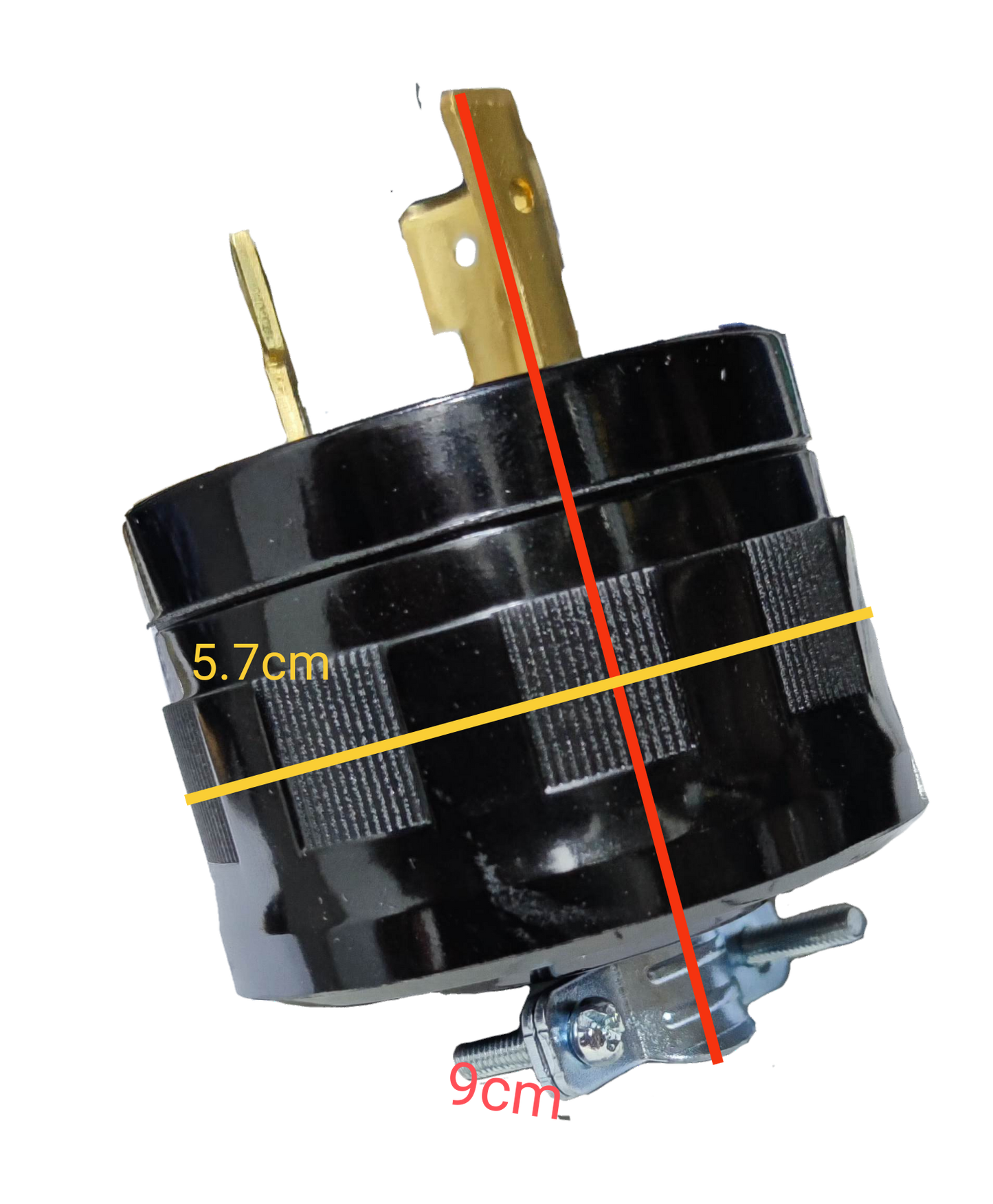 Omni 30A Twistlock Plug 220V , 30A Twist Lock Plug 2P+E WHG-30HD