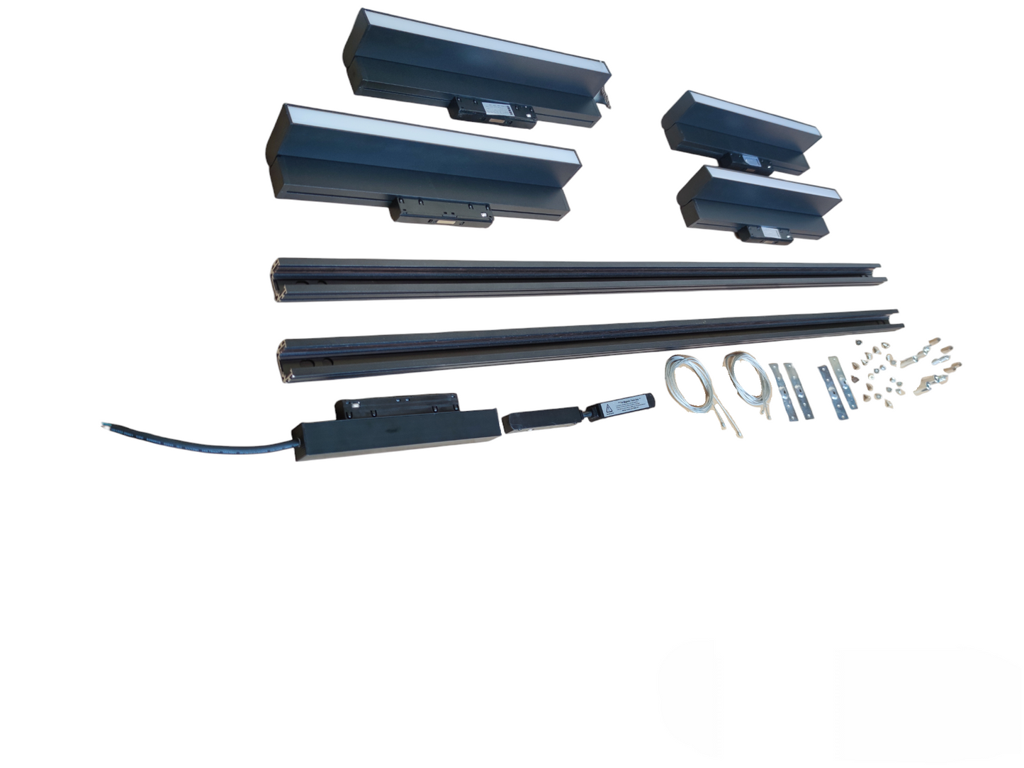 Magnetic Track Light 2 Meters 26mm with 4pcs 18W LED Foldable Flood Track Light 220V Daylight 6500K ( ILLUMIQ TERRA)