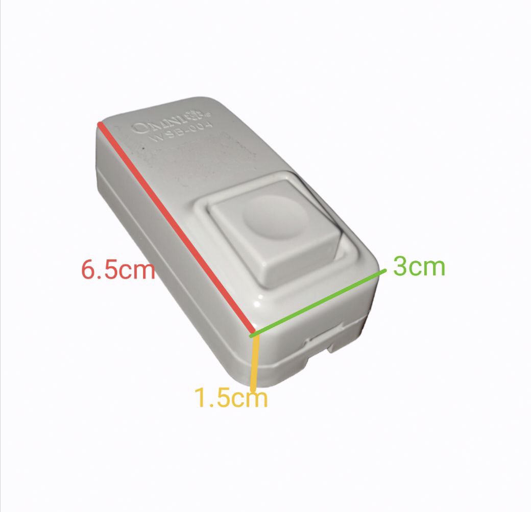 Omni Convenience Bell Push Button Switch WSB-004 1A 250V, Door Bell Switch Surface Type