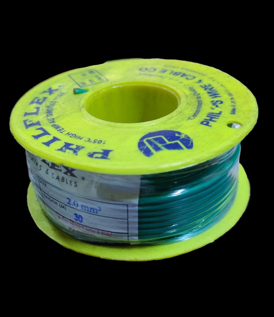 Philflex Auto Wire AWG 14 ( 2.0 mm), Automotive Wire #14 (2.0 mm) Black