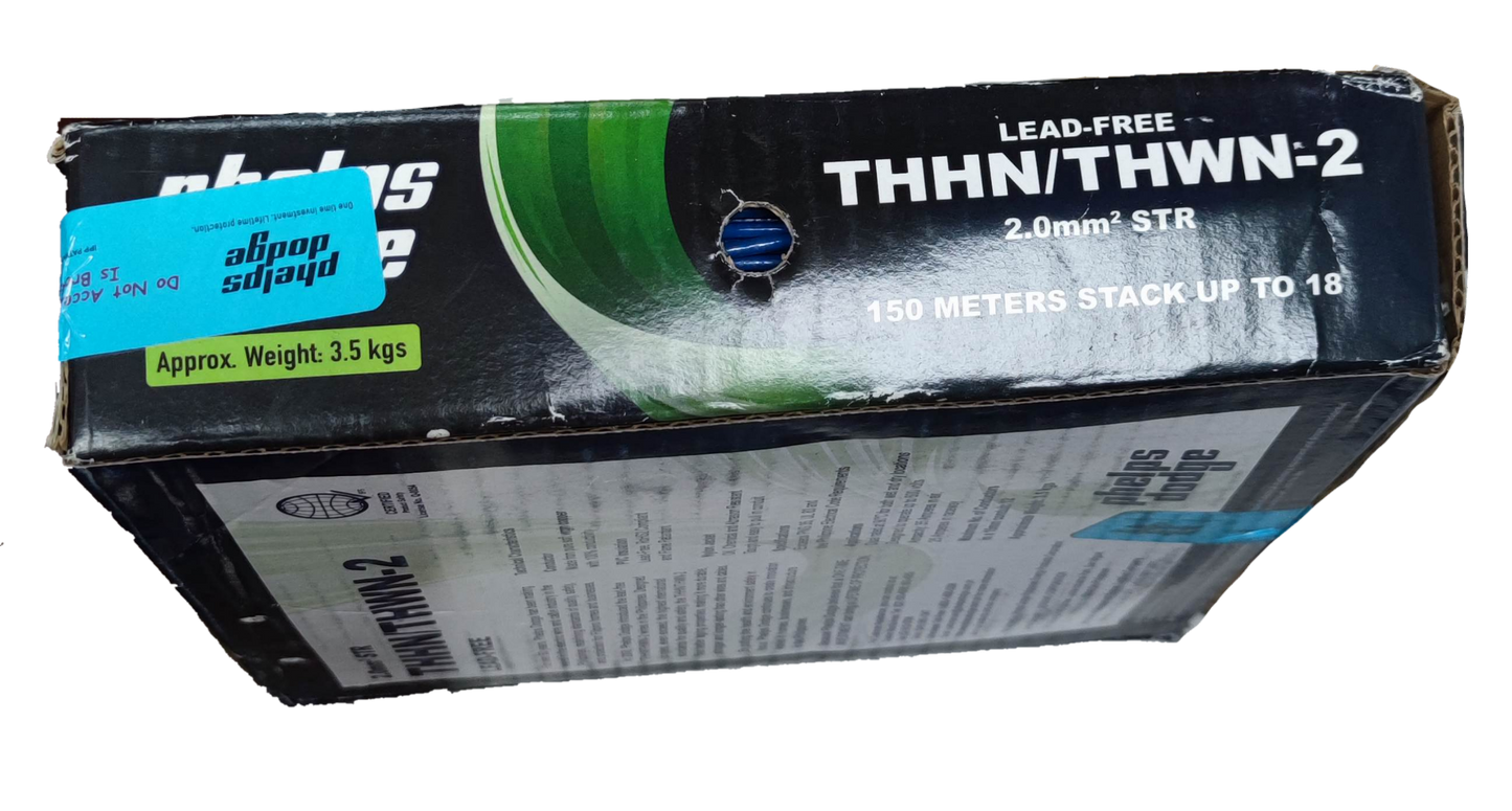 Phelps Dodge 2.0mm THHN AWG 14/7 THWN (150 Meters) (1 Roll) White