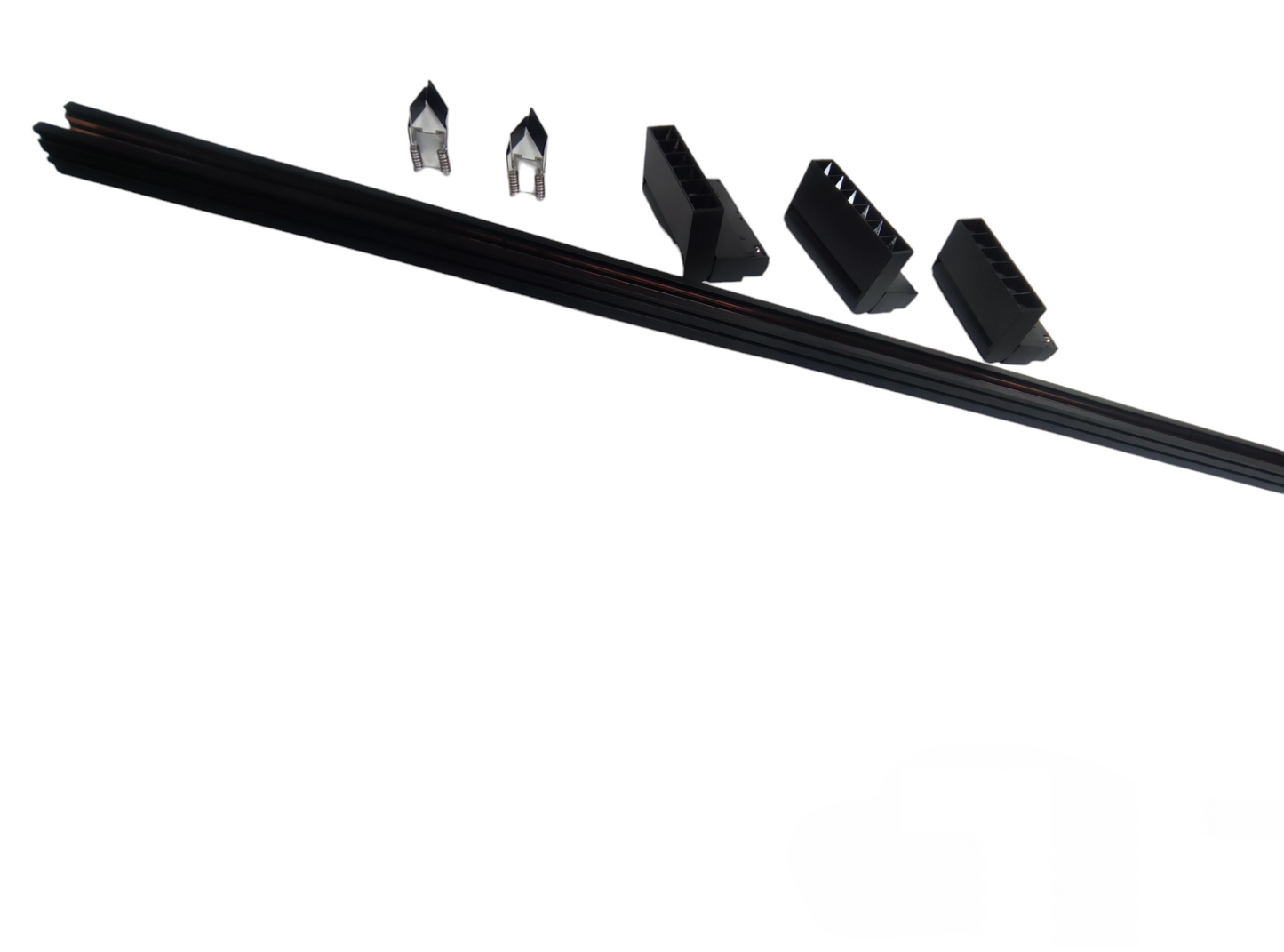 ILLUMIQ TERRA Magnetic Track Light 1 Meter 26mm with 3pcs 6W LED Foldable Grille Track Light Warm White 3000K 220V