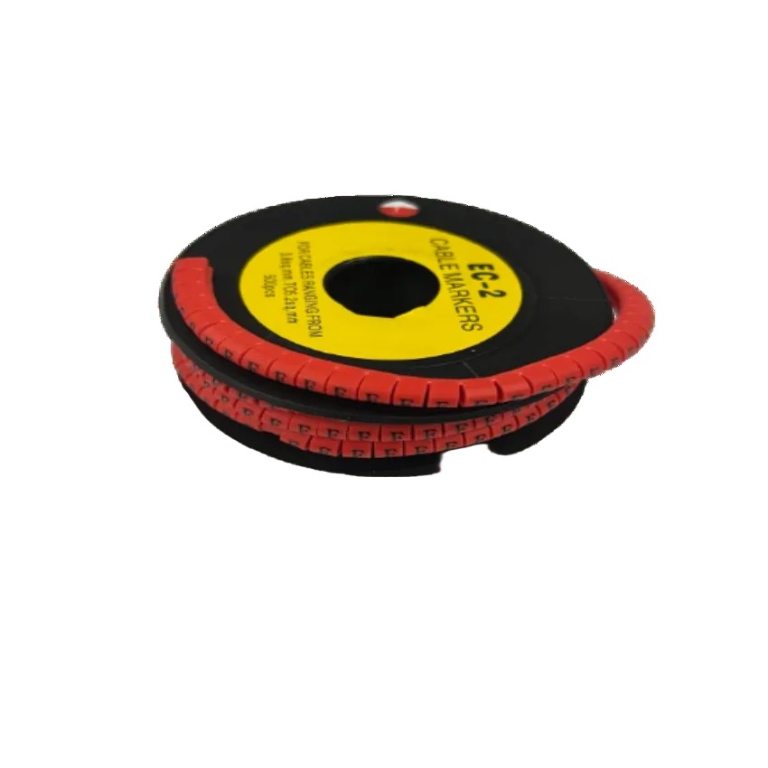 500pcs Cable Marker Red - F on spool, ideal for organizing and identifying cables