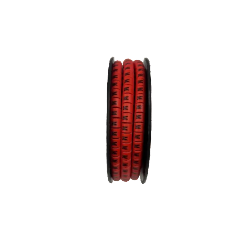 500pcs Cable Marker Red - M for organized cable management and easy identification of wires