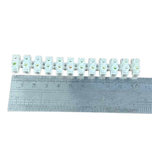 Grippes 5A 12 Pairs PVC Terminal Block (5Pcs)