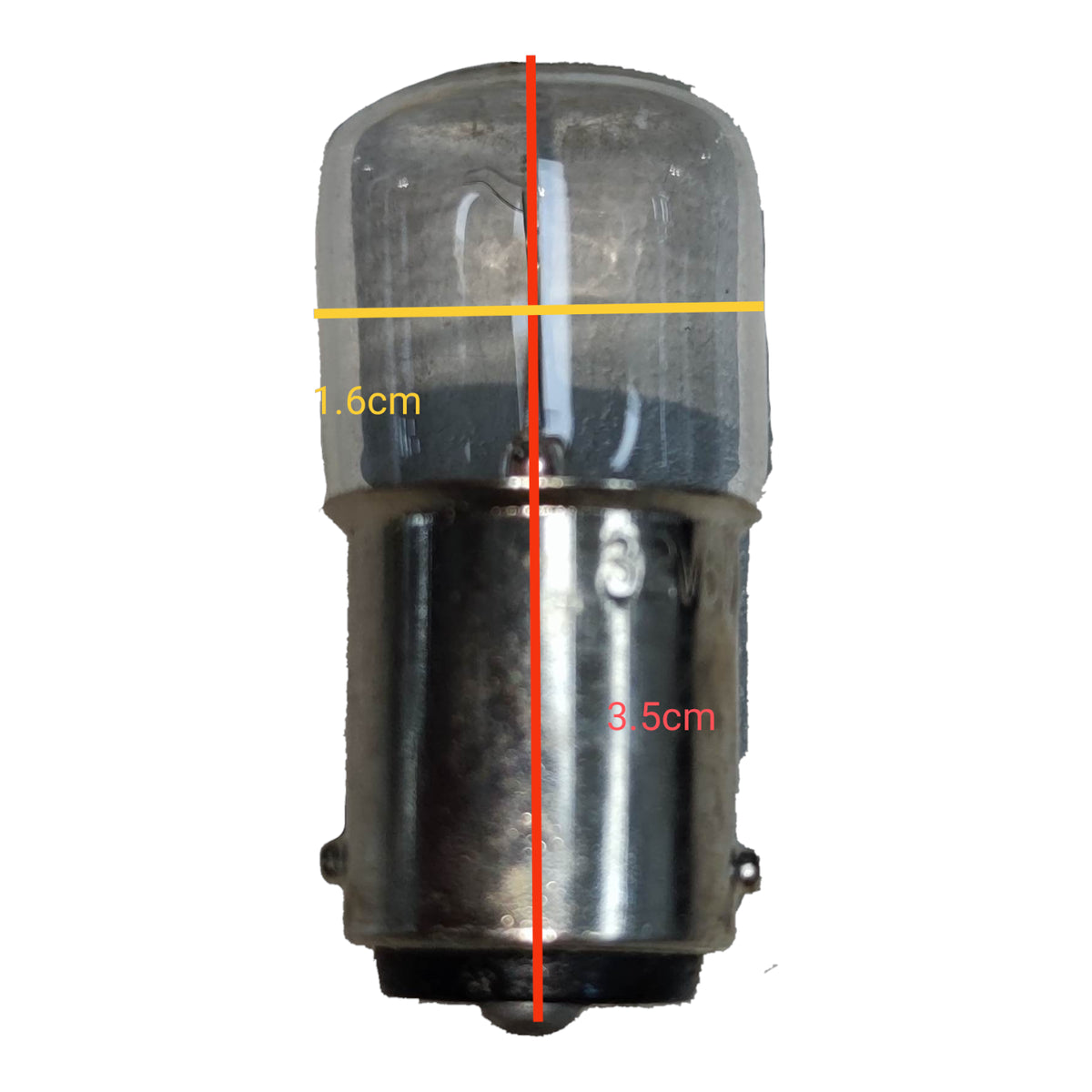 5W Machine Bulb B15 Double Contact Indicator Lamp 110V