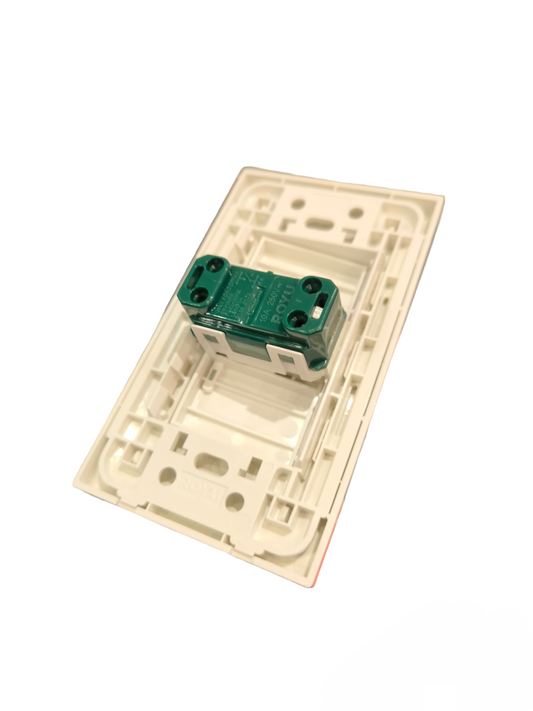 Royu 1 Gang 3 Device 1 Way Switch 10A 250V Reflectorize WD511