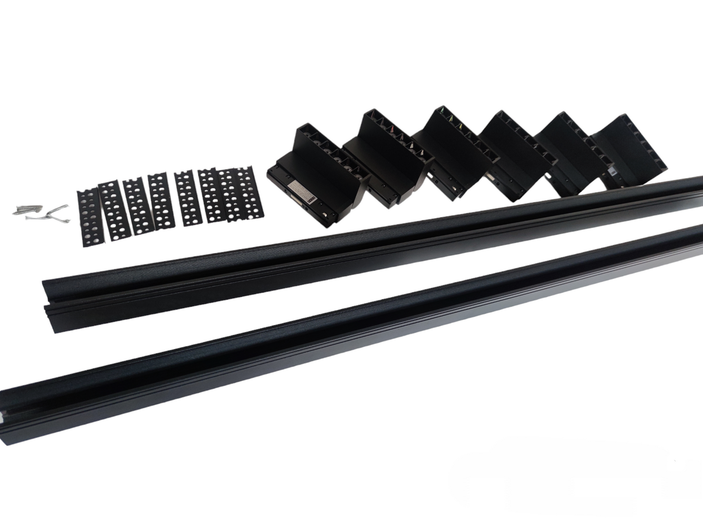 ILLUMIQ TERRA LED Magnetic Track Light 2 Meters 50mm with 6pcs 6W LED Foldable Grille Daylight 6500K 220V Series 20