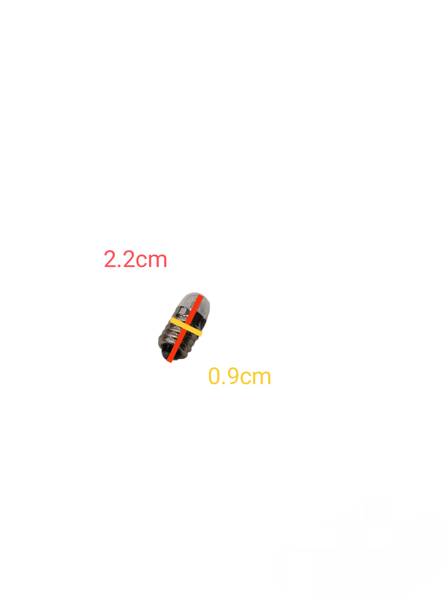 Pilot Lamp 12V E10 Short, Indicator Bulb 12V E10 Short