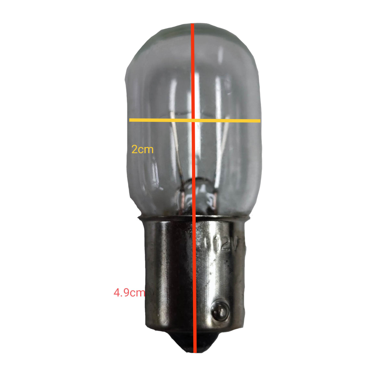 China 6W B15 12V Pilot Lamp Bulb