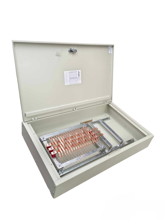 Panel Board for EZC250F 225A 25KAIC 3 Pole Main and 18 Branches 6KAIC 2 Pole Miniature ( Schneider), 3 Pole Main 2 Pole 18 Branches