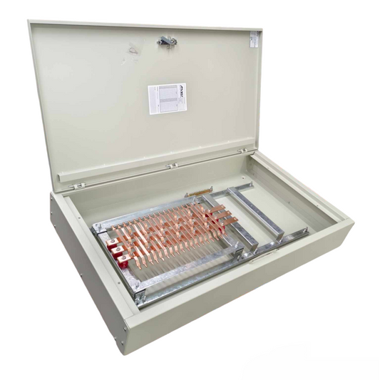 Panel Board for EZC250F 250A 25KAIC 3 Pole Main and 18 Branches 6KAIC 2 Pole Miniature ( Schneider), 3 Pole Main 2 Pole 18 Branches