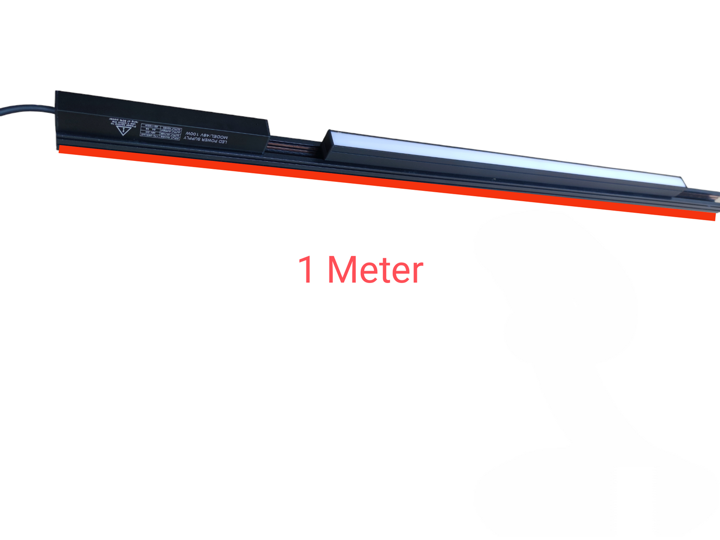 ILLUMIQ TERRA Magnetic Track Light 1 Meter 26mm with 1Pc 24W LED Flood Track Light 220V Warm White 3000K