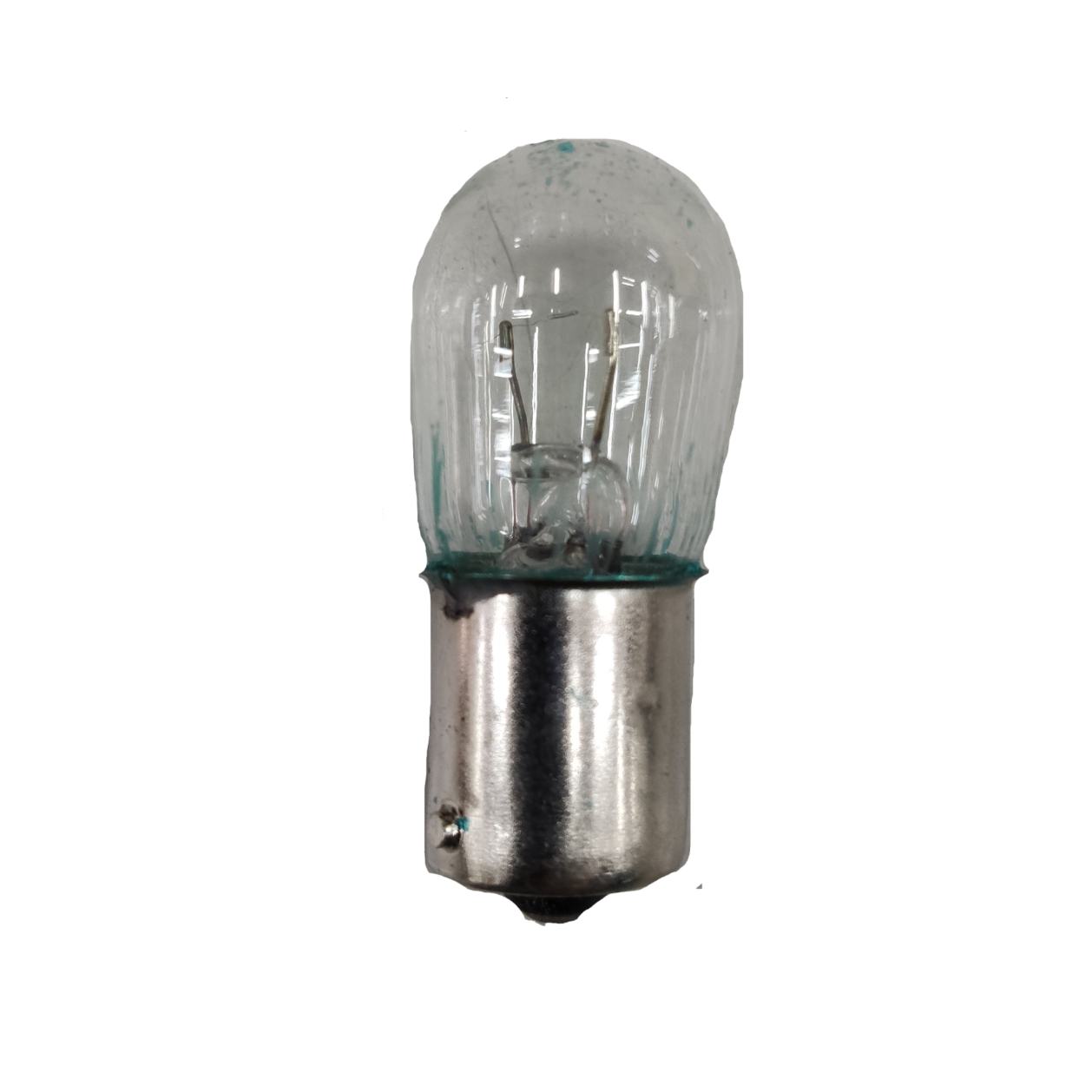 6V B15 emergency light bulb replacement incandescent bulb with clear glass and metal base from Taiwan