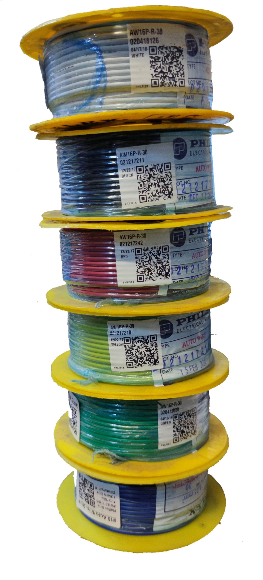 Philflex Auto Wire AWG 16 ( 1.25mm), Automotive Wire #16 (1.25mm) Green