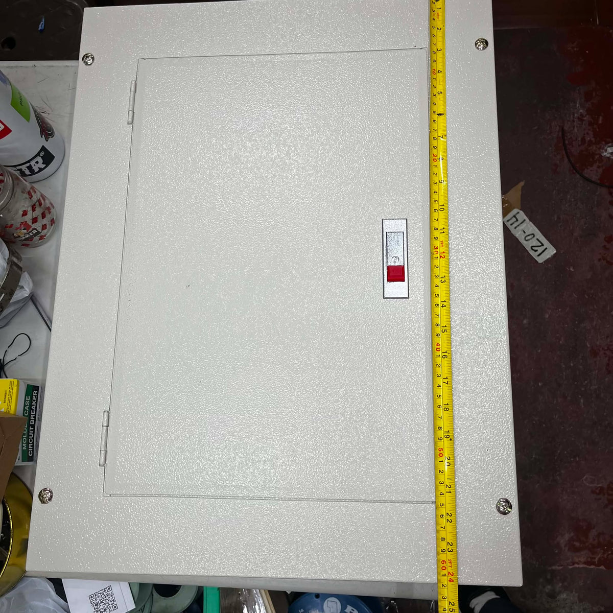 Panel Box for Schneider Circuit Breaker Main EZC100H 3Pole MCCB 18 Branches EZC100H 1 Pole, 8 Branches 2 Pole, 6 Branches 3 Pole MCCB with Neutral and Grounding Nema 1