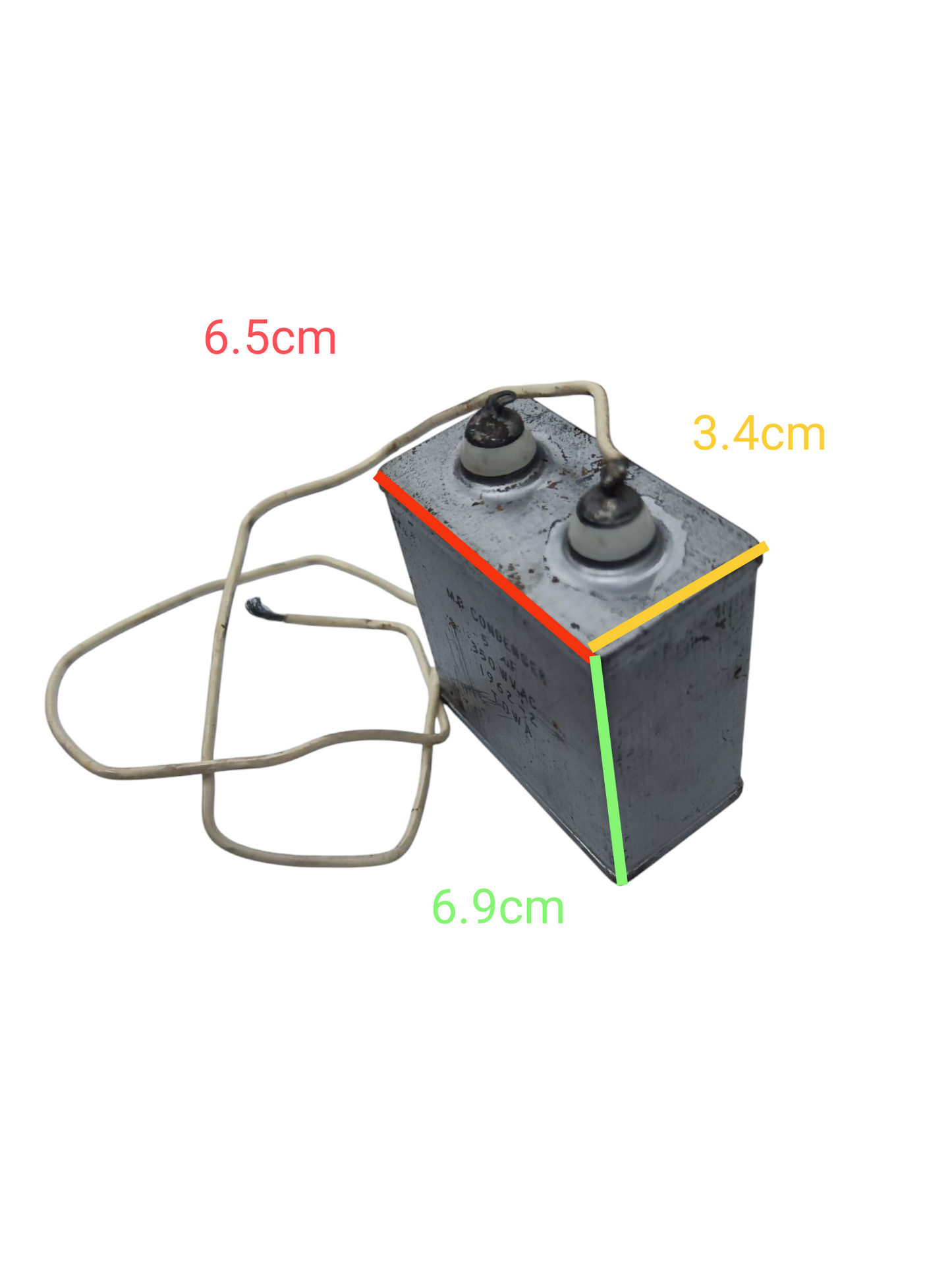 Towa Capacitor 5uF 350VAC Condenser Type