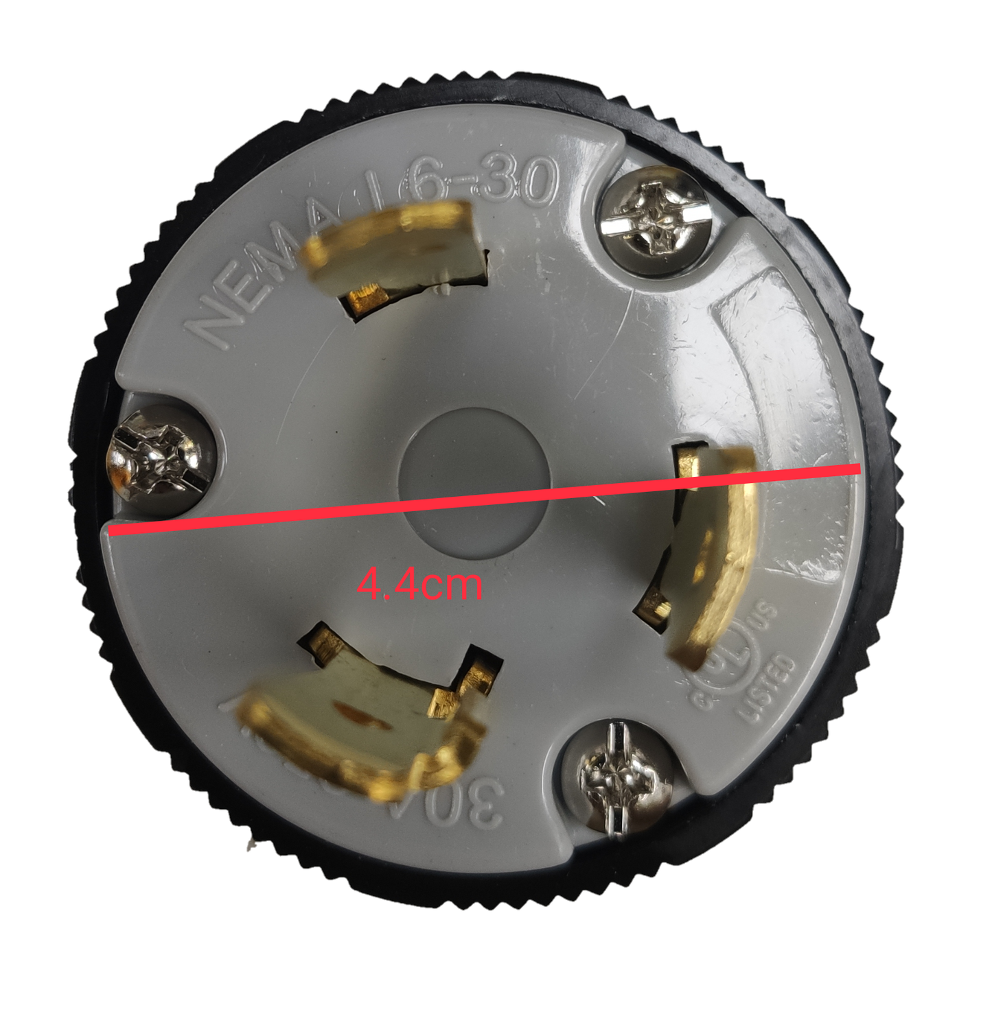 Grippes 30A Twist Lock Plug 2P+E (3P) 250V Grippes (NEMA L6) BL630P, Twistlock Plug 30A 2P+E (3P), Twistlock