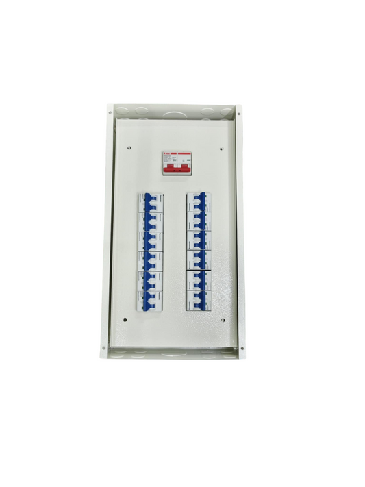 Koten Panel Board 80A 2Pole Main Himel Miniature Circuit Breaker Metal with 12 Branches 2 Pole (Panasonic)