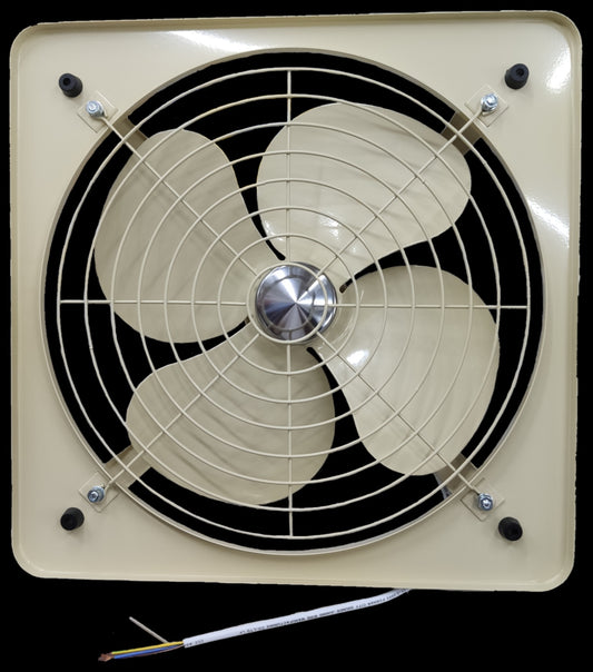 Tailee 8 inch industrial exhaust fan 220V with metal guard and beige blades