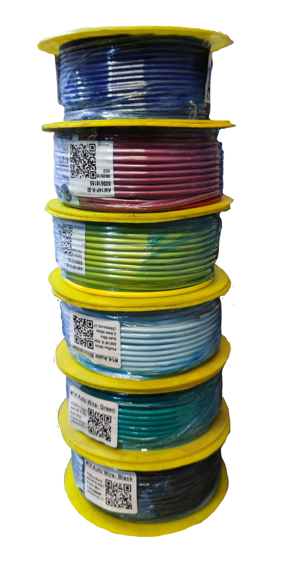 Philflex Auto Wire AWG 14 ( 2.0 mm), Automotive Wire #14 (2.0 mm) Black