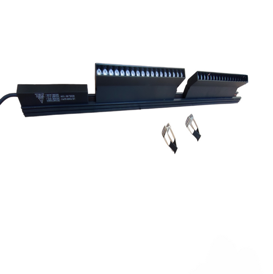 ILLUMIQ TERRA Magnetic Track Light 1 Meter 26mm with 2pc 18W LED Foldable Grille Track Light 220V Cool White 4000K