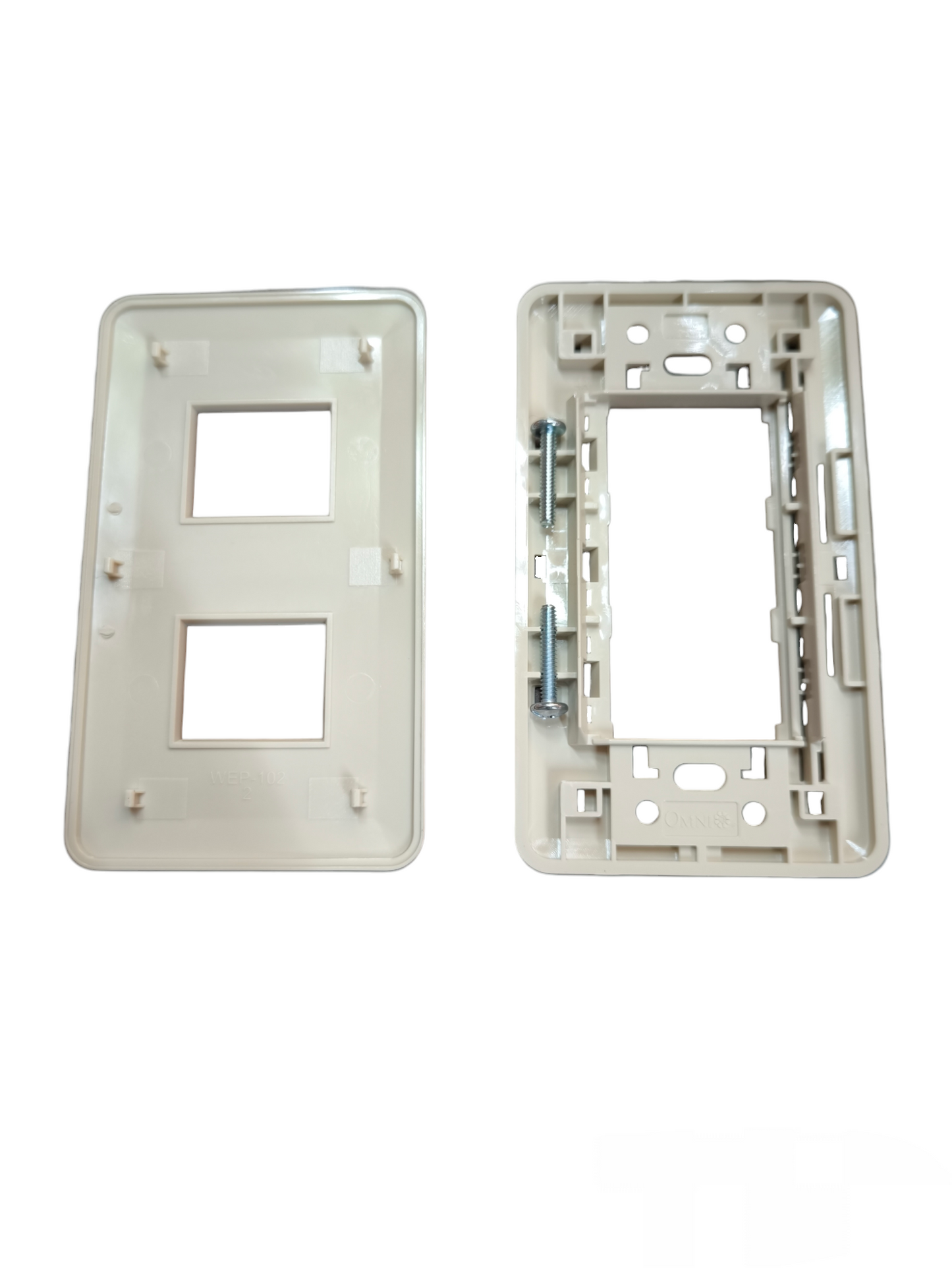 Omni 2 Gang Plate Cover Classic Series WEP-102
