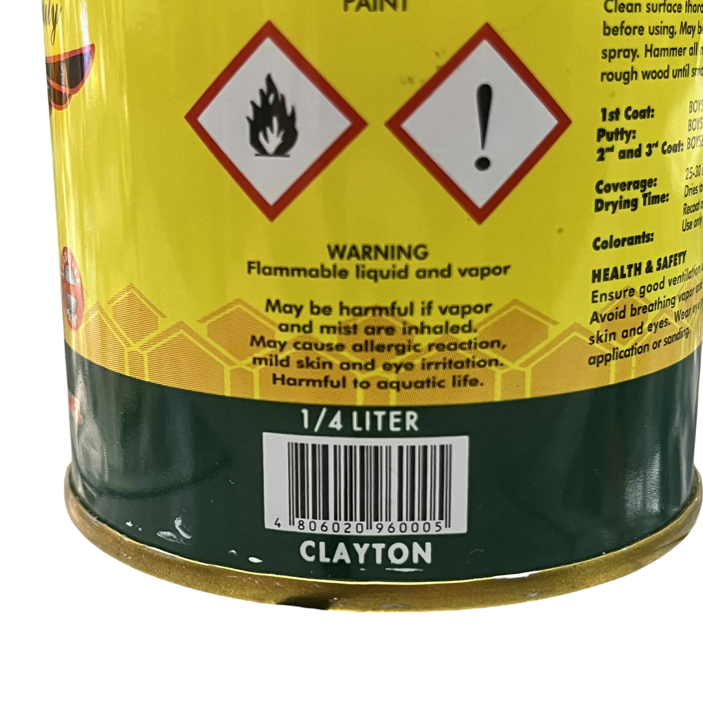 BOYSEN Quick Drying Enamel 1/4 liters White B-600