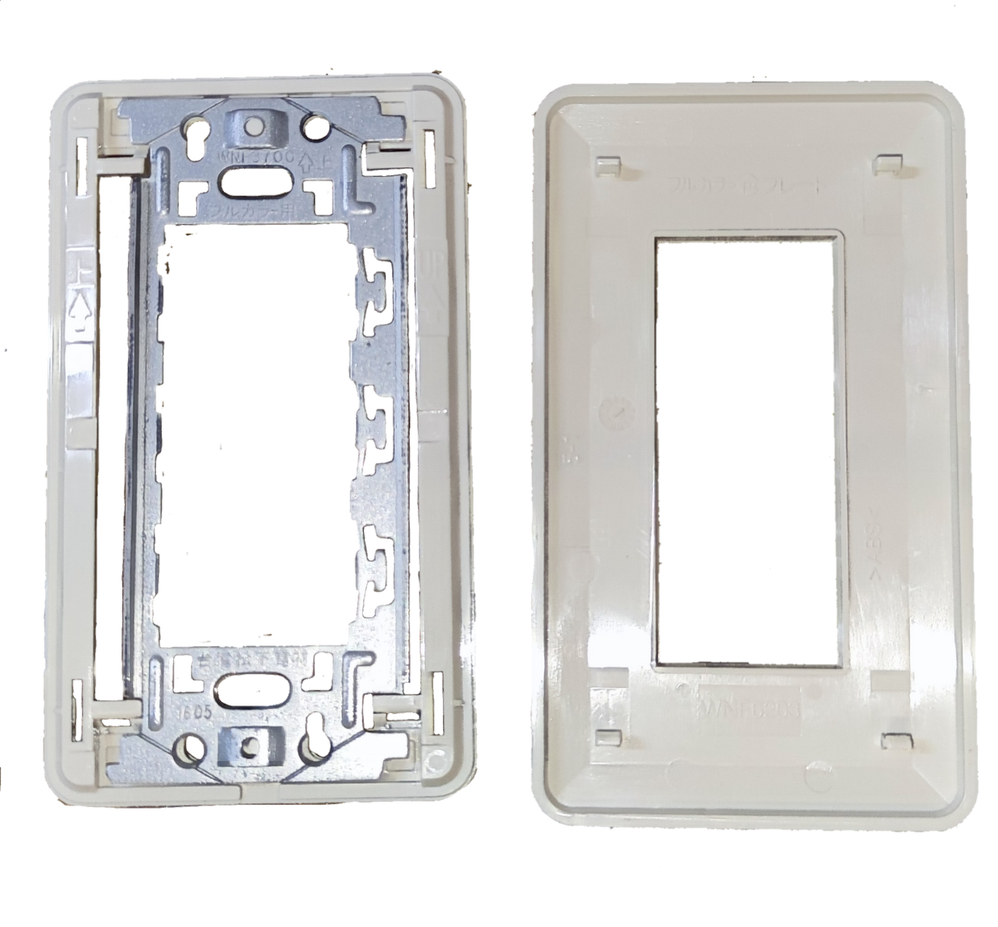 Panasonic 3 Gang Plate Full Color Series, 3 Gang Face Plate, 1 Gang 3 Device  WNF6203W-8