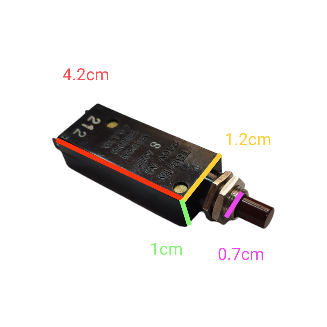 Grippes 8A 250V Circuit Fault Reset Device ( Nippon Thermo LTD)