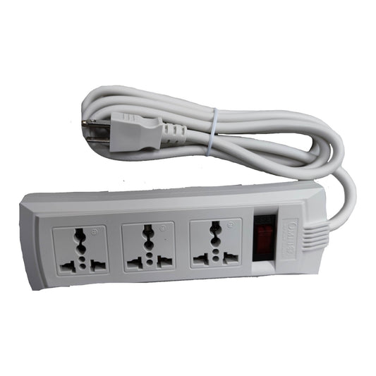 Omni 3 Gang Extension Cord Universal 6 Feet with Individual Switch Power Strip 3 Socket 10A 220V WEU-103-PK