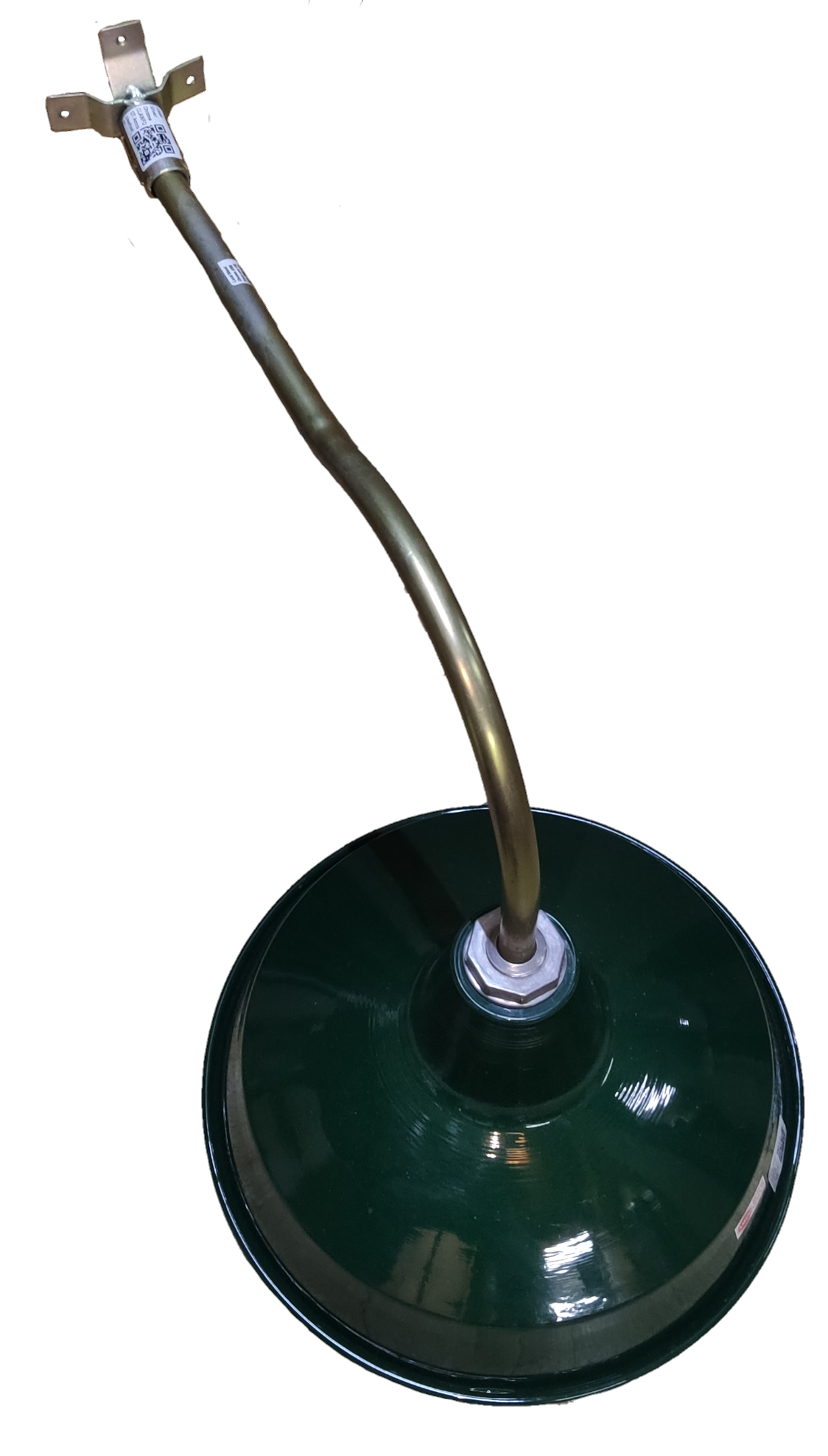 Lamp Cover 14" Deep Type with E40 Socket Arm and Claw Foot AMCO, Sombrero Green 14" Lamp Cover with E40 Socket Arm and Claw Foot, Lamp Reflector Deep Type 14 Inches ( AMCO) with E40 Socket Arm and Claw Foot