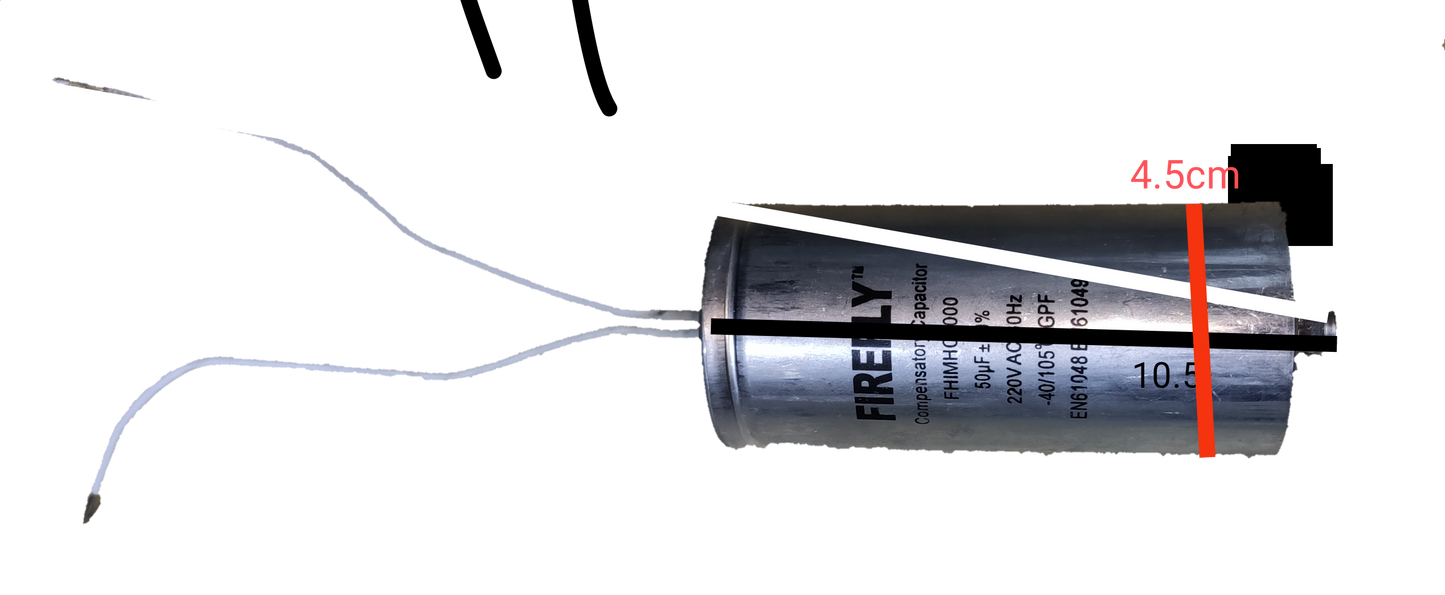 Firefly 150W Metal Halide Capacitor 16uf 220V AC