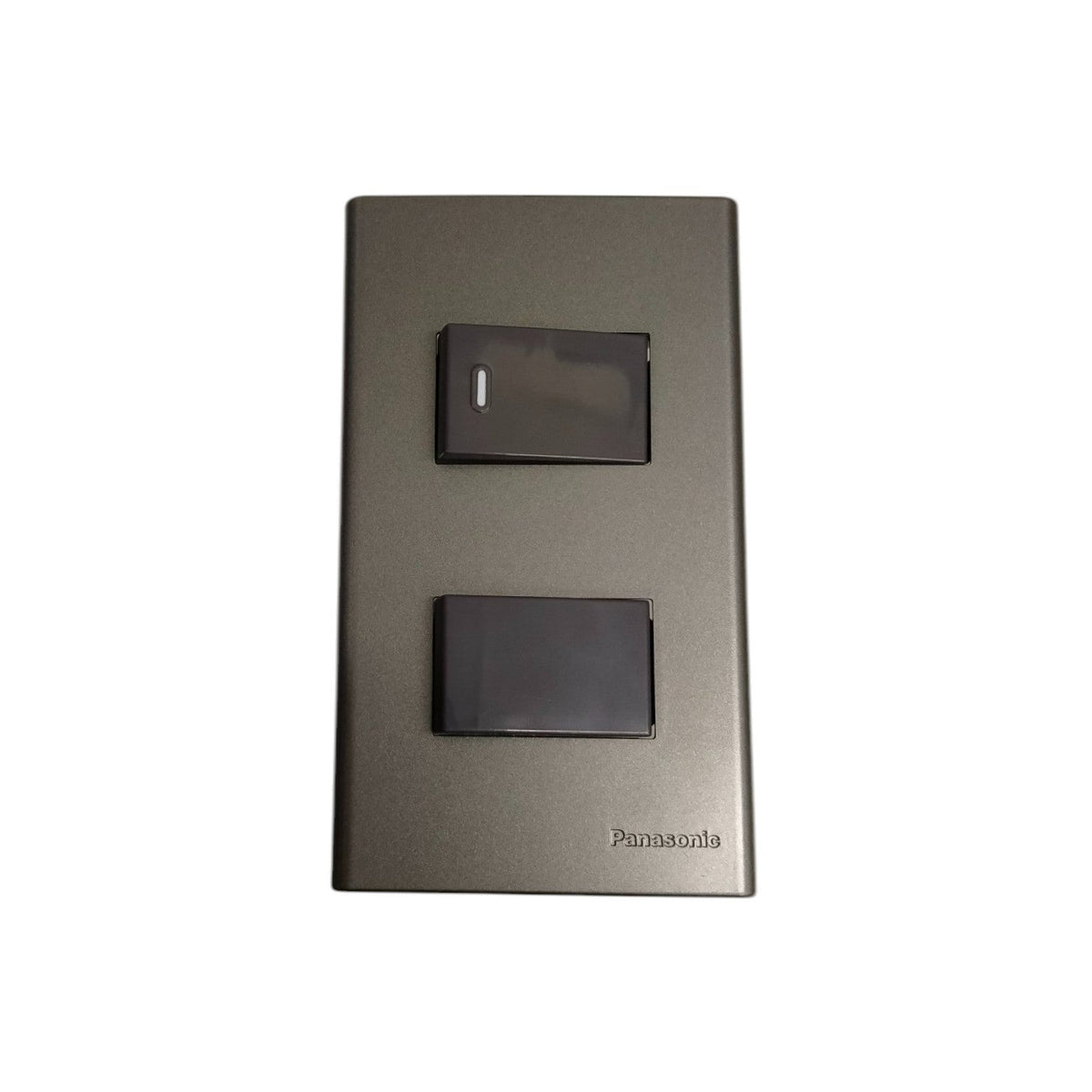 Panasonic 2 Gang Combination Switch,3 Way Switch and 1 Way Switch 16A 250V with Plate Cover Metallic Gray WEG6802MH-1/WEG5002HK-5/WEG5001HK-5