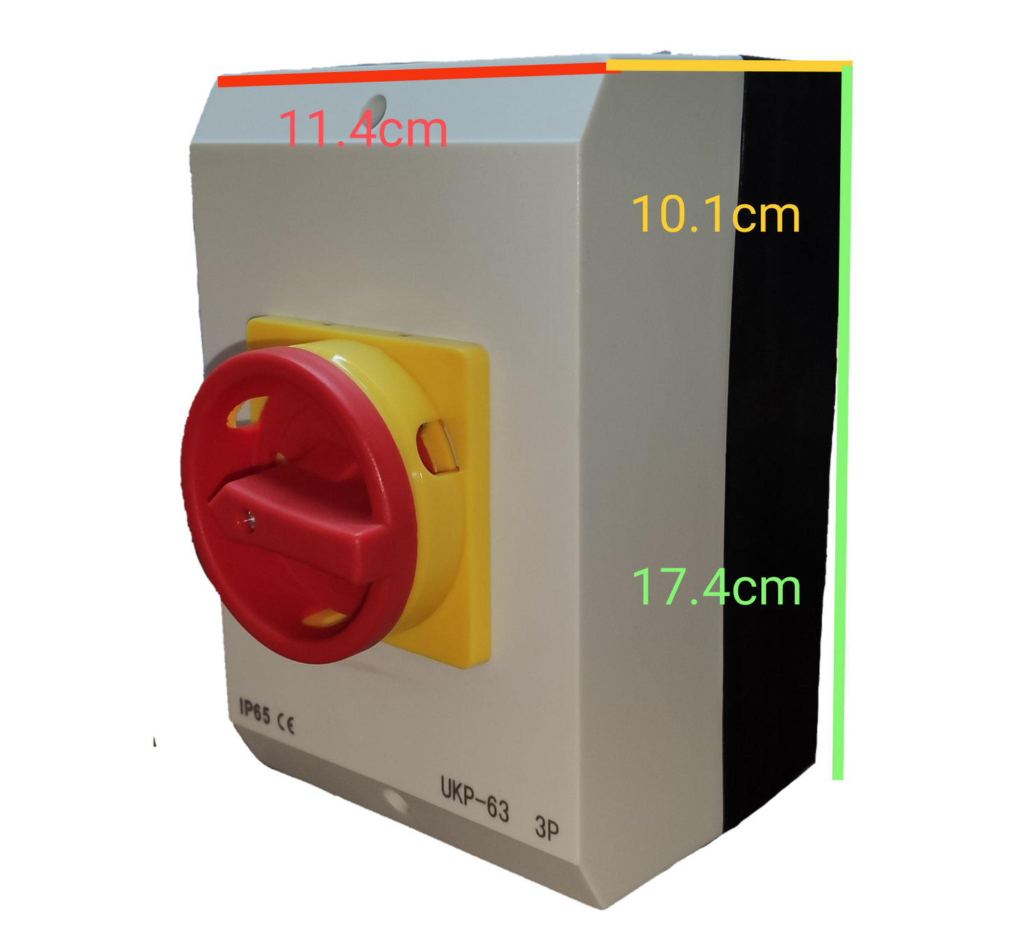 Grippes Isolator Switch 63A 3Pole 220V , Disconnect Switch 3 Pole 63A 220V, Isolation Switch
