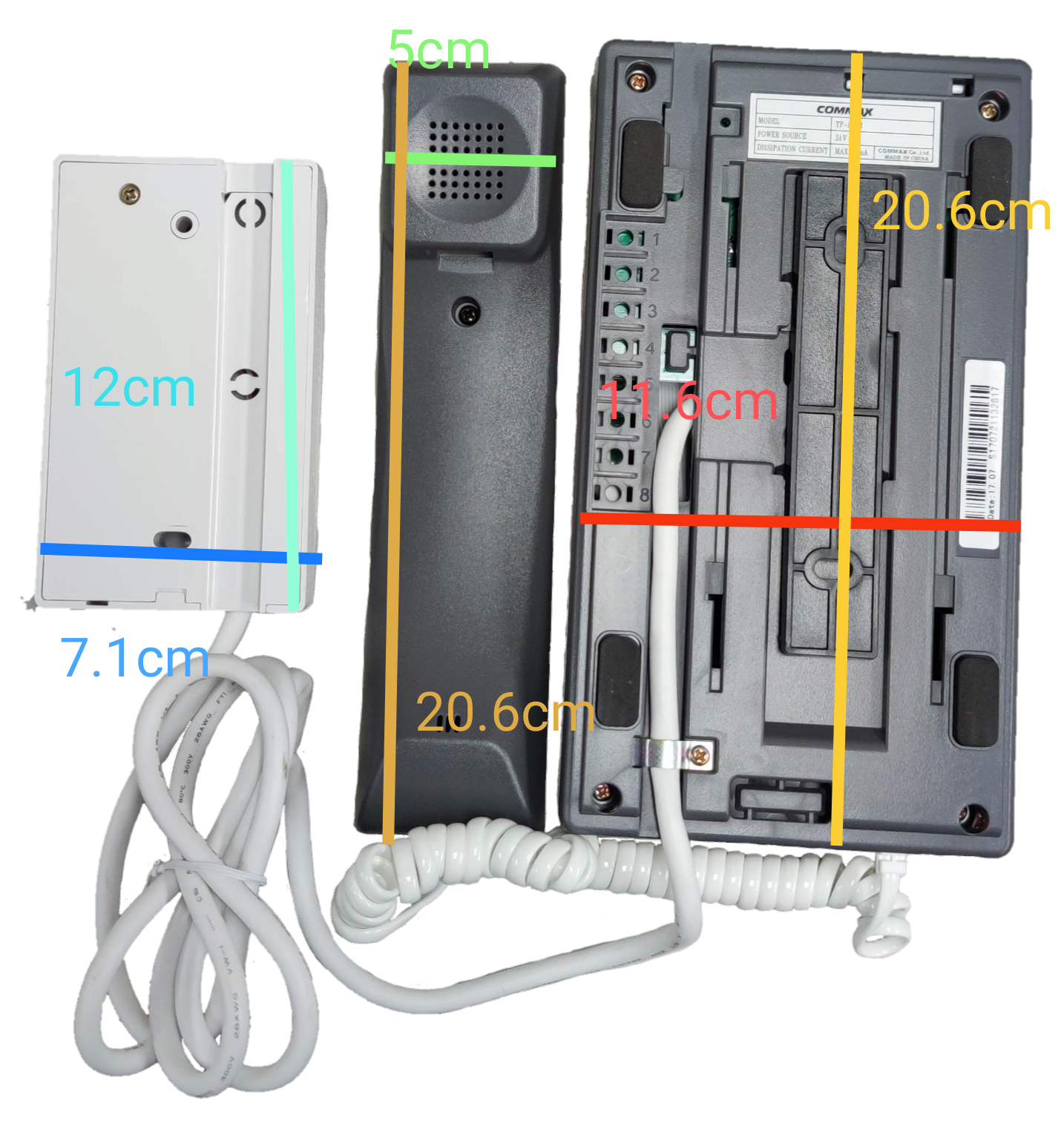 Commax 12 Station Intercom Master Unit TP-12RM