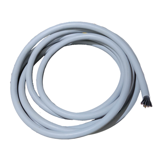 Helukabel Control Cable 1.5mm Un Shielded AWG 18 2 Cores in Different Lengths 300V AC / 500V AC Oil Resistant, Flame Retardant Acc DIn VDE 0482-332-1-2 IEC 60332-1-2, Class 5