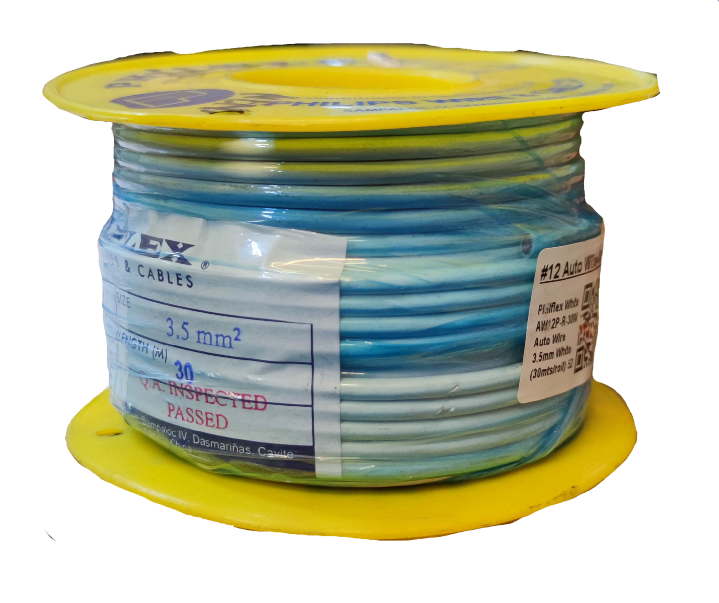 Philflex Autowire AWG 12 ( 3.5 mm), Automotive Wire #12 (3.5 mm) Green